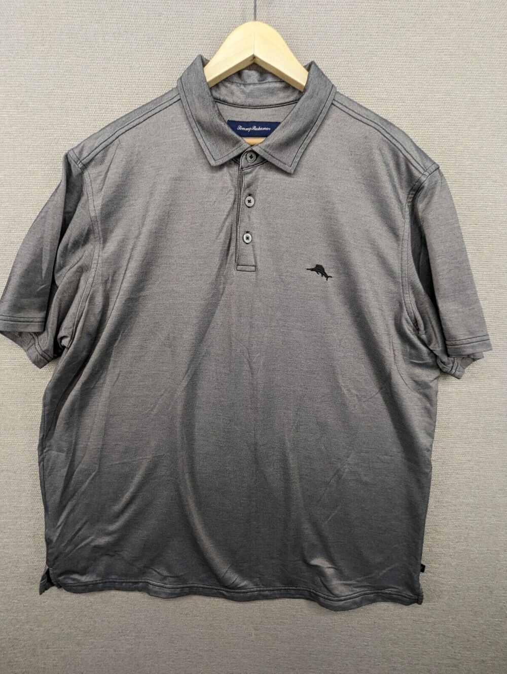 Tommy Bahama Polo Shirt Size XLarge Gray -0324C108